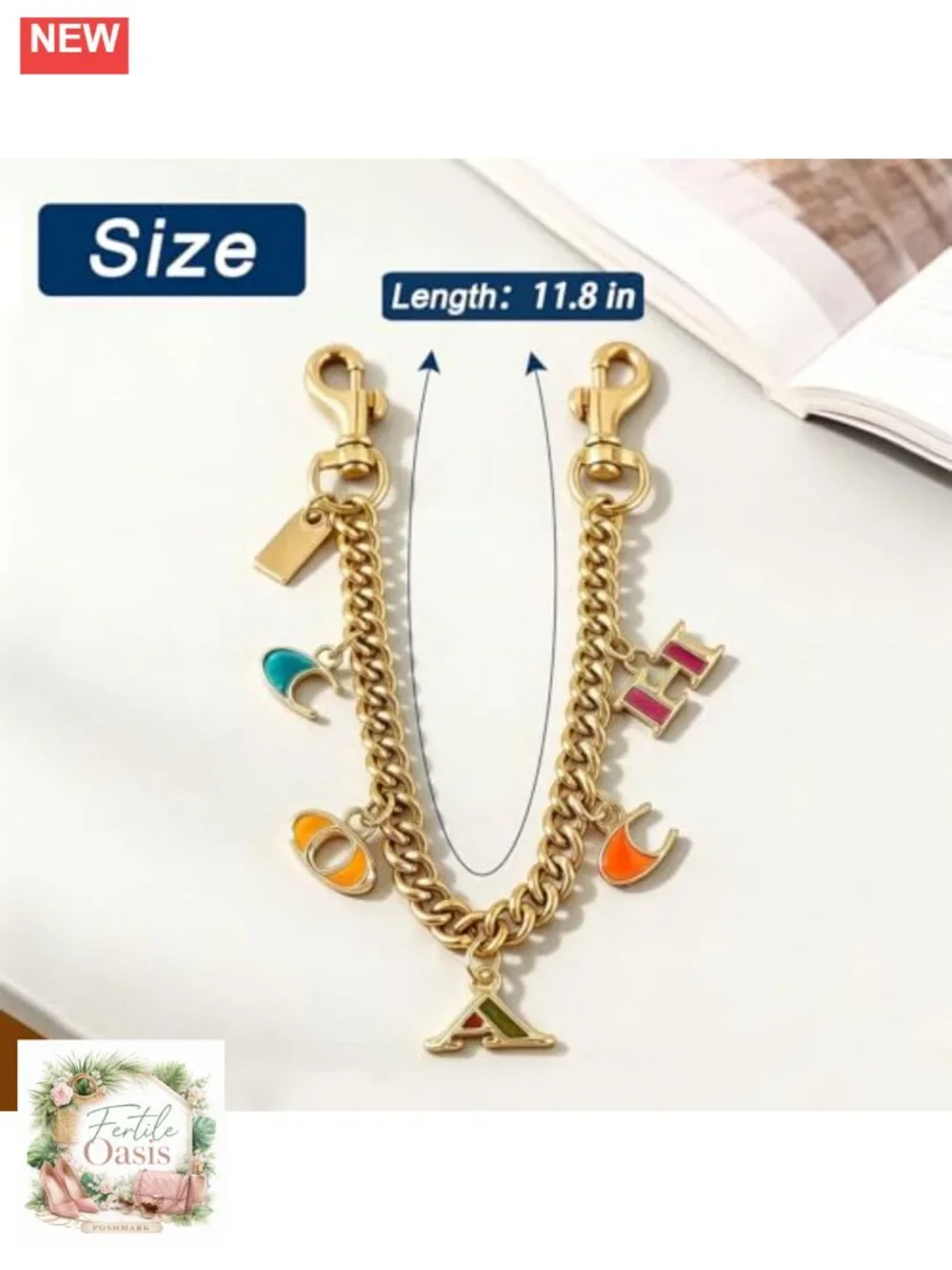 Bag Charm Keychain Purse Charms Accessories for Women Handbags